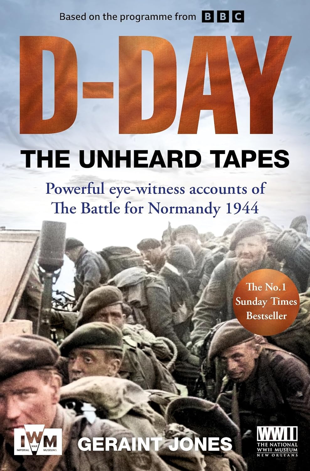D-Day: The Unheard Tapes. Signed paperback (£5 per copy donated to The Taxi Charity)